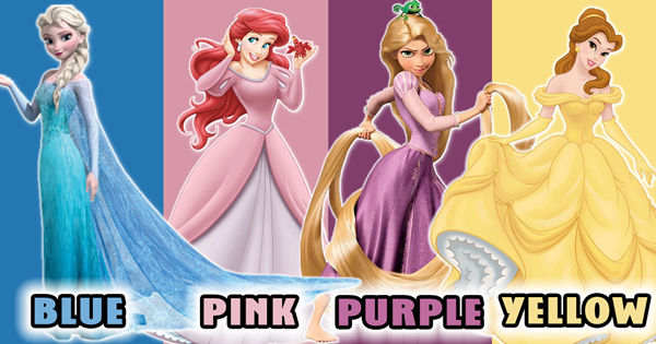 If You Were A Disney Princess, What Color Would Your Dress Be?